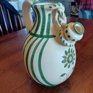1960s Italian L'Etruria Cortona‎ Ceramic Olive Oil Jar
